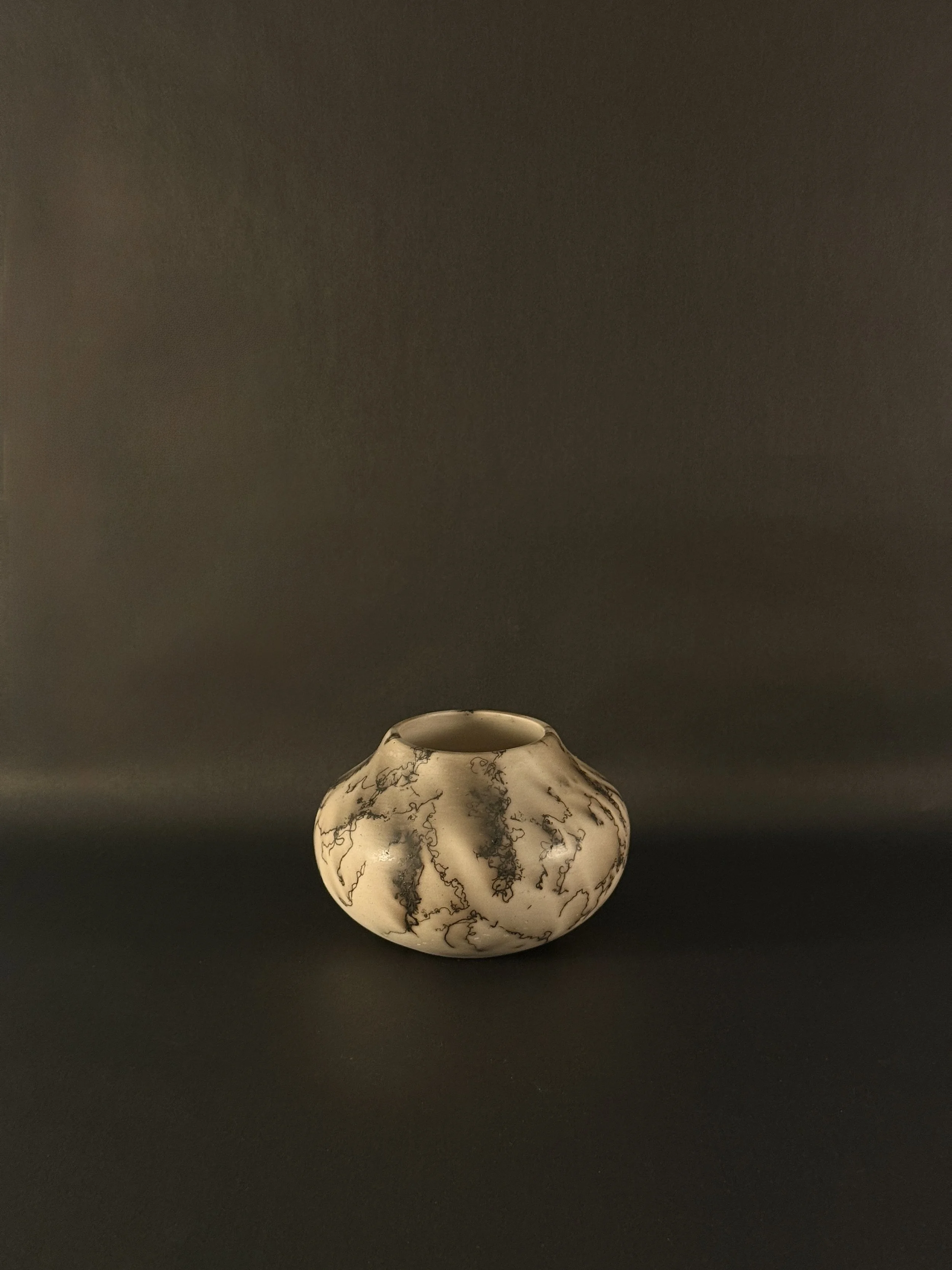 Plume (5"W x 3.5"H x 2.5" base) - $180 (SOLD)