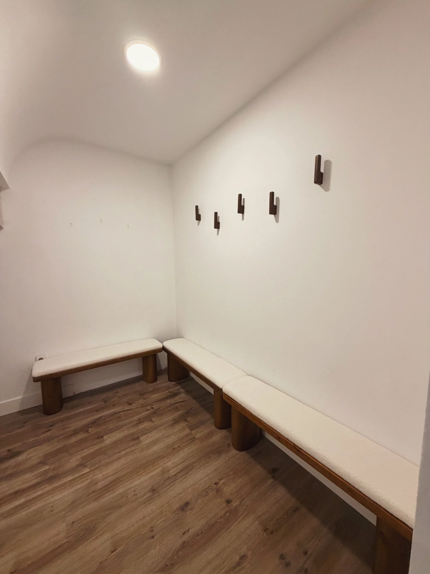 Vestuarios del estudio The Barre Club