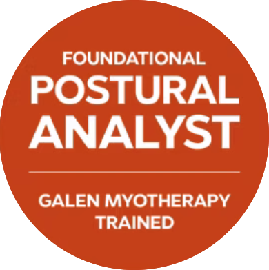 I am getting certified by Galen Myotherapy as Foundational Postural Analyst