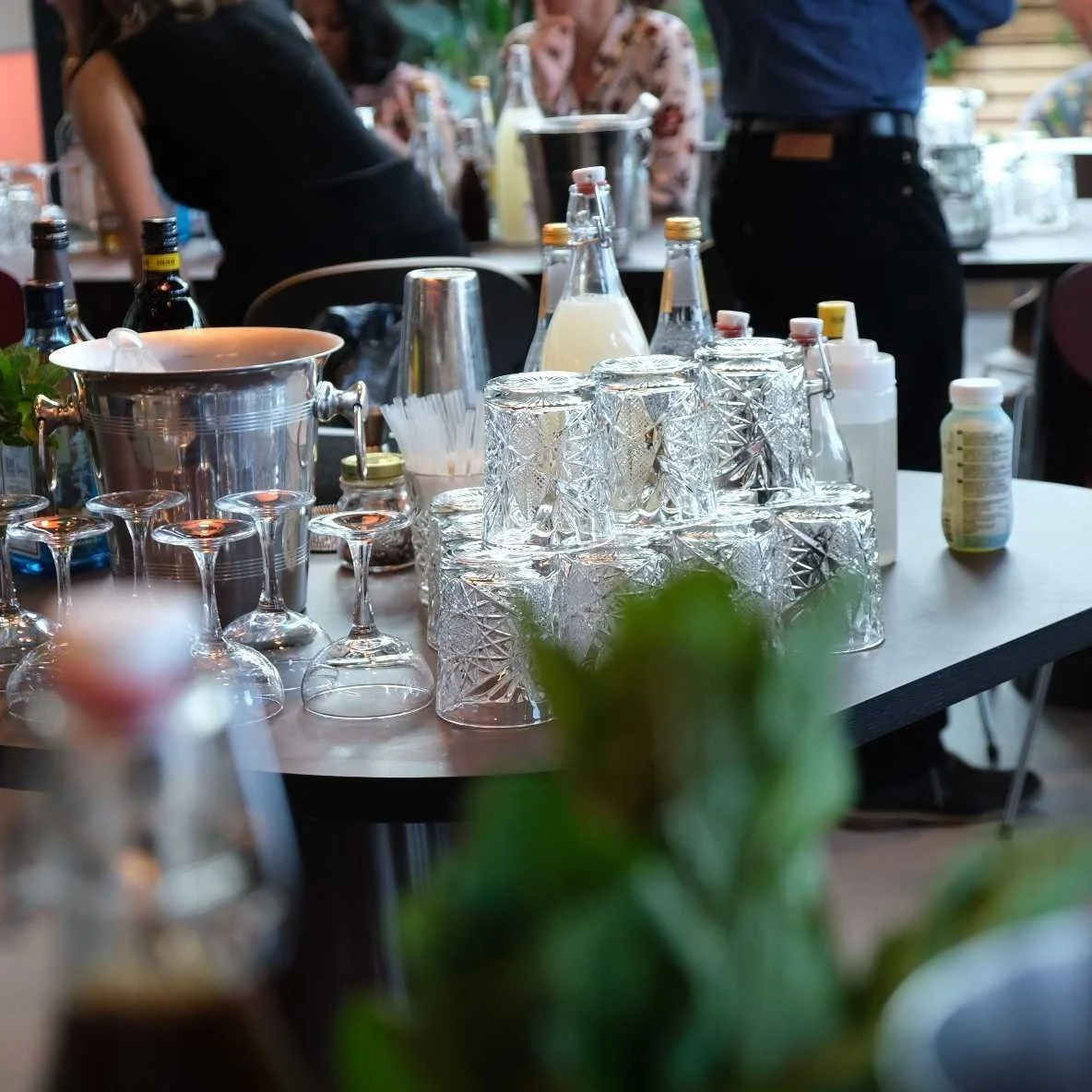 2 timers cocktailkursus som teambuilding hos Novo nordisk i Aarhus