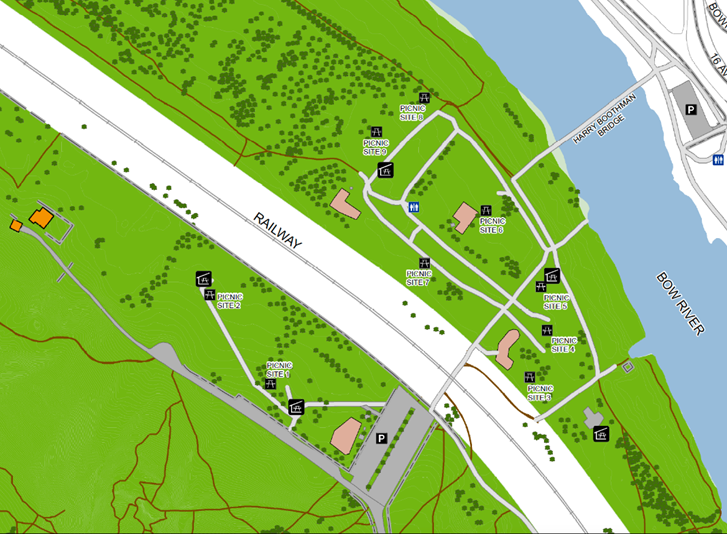 Map of Edworthy Park