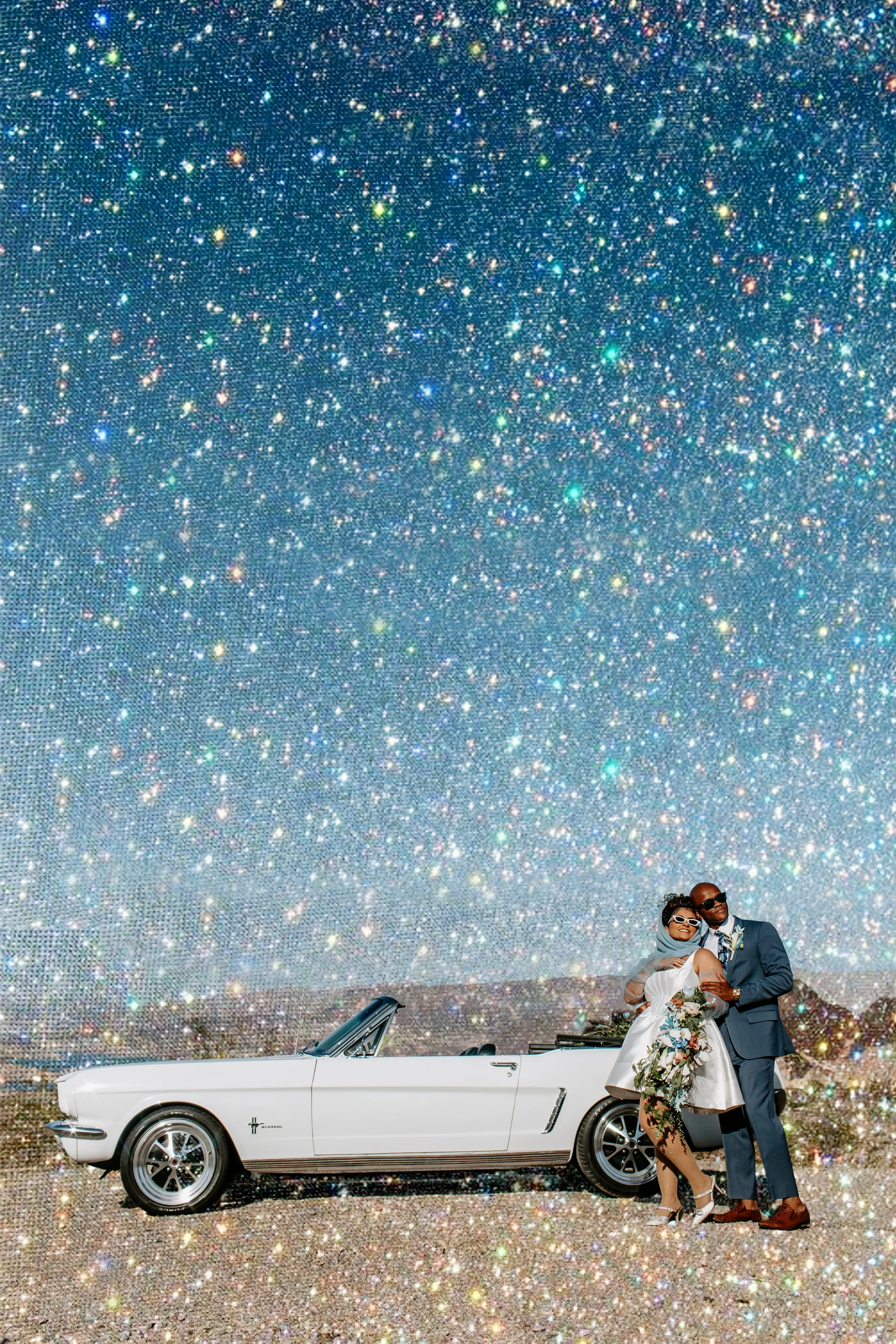 Something Blue Elopement // Lake Mead