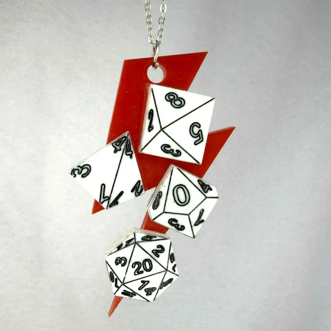 Roll the Dice - Roll for Initiative Necklace