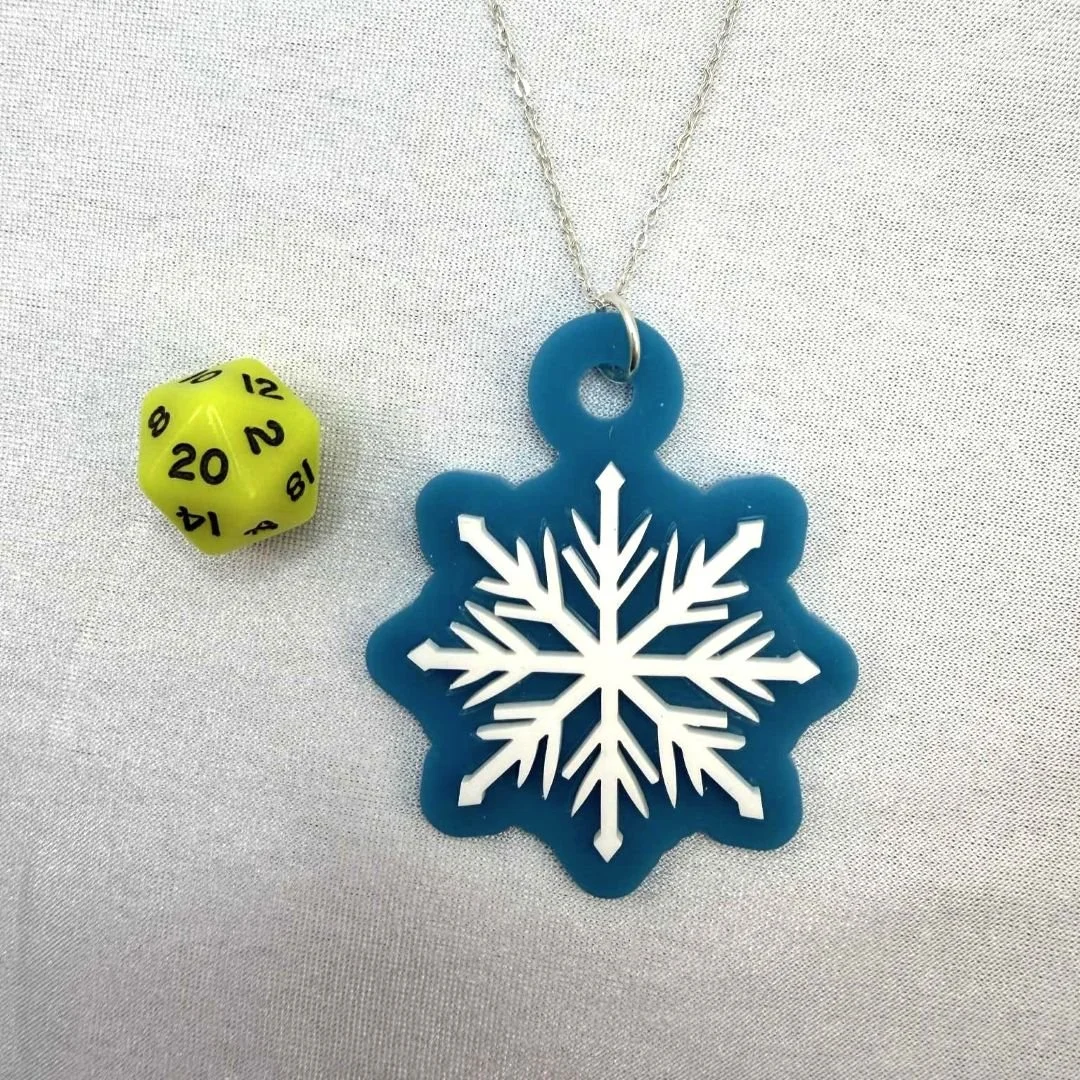 Xmas 25 Snowflake Turquoise Pendant 3.jpg