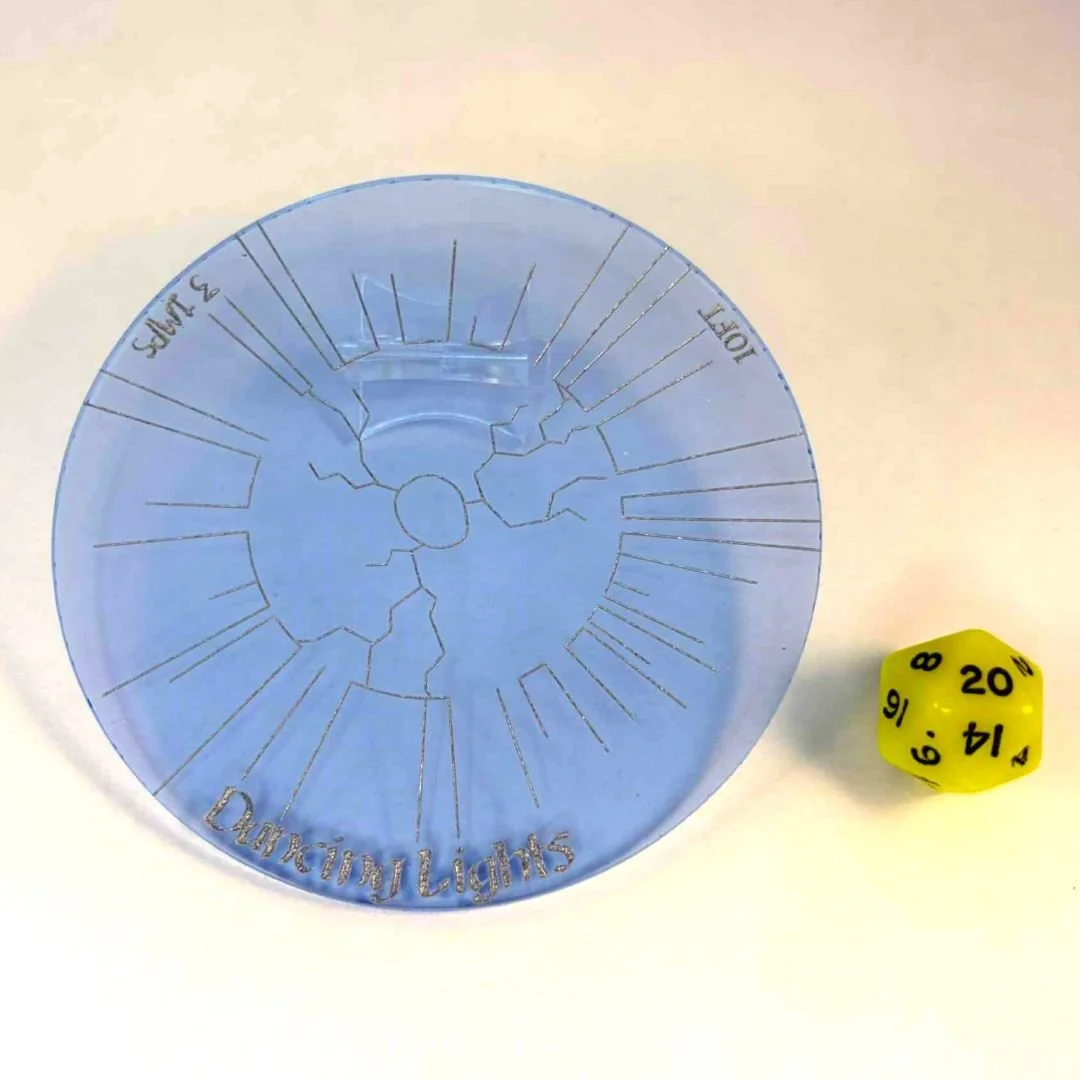 D&D Dancing Lights Template (5E 2014 & 2024 PHB)