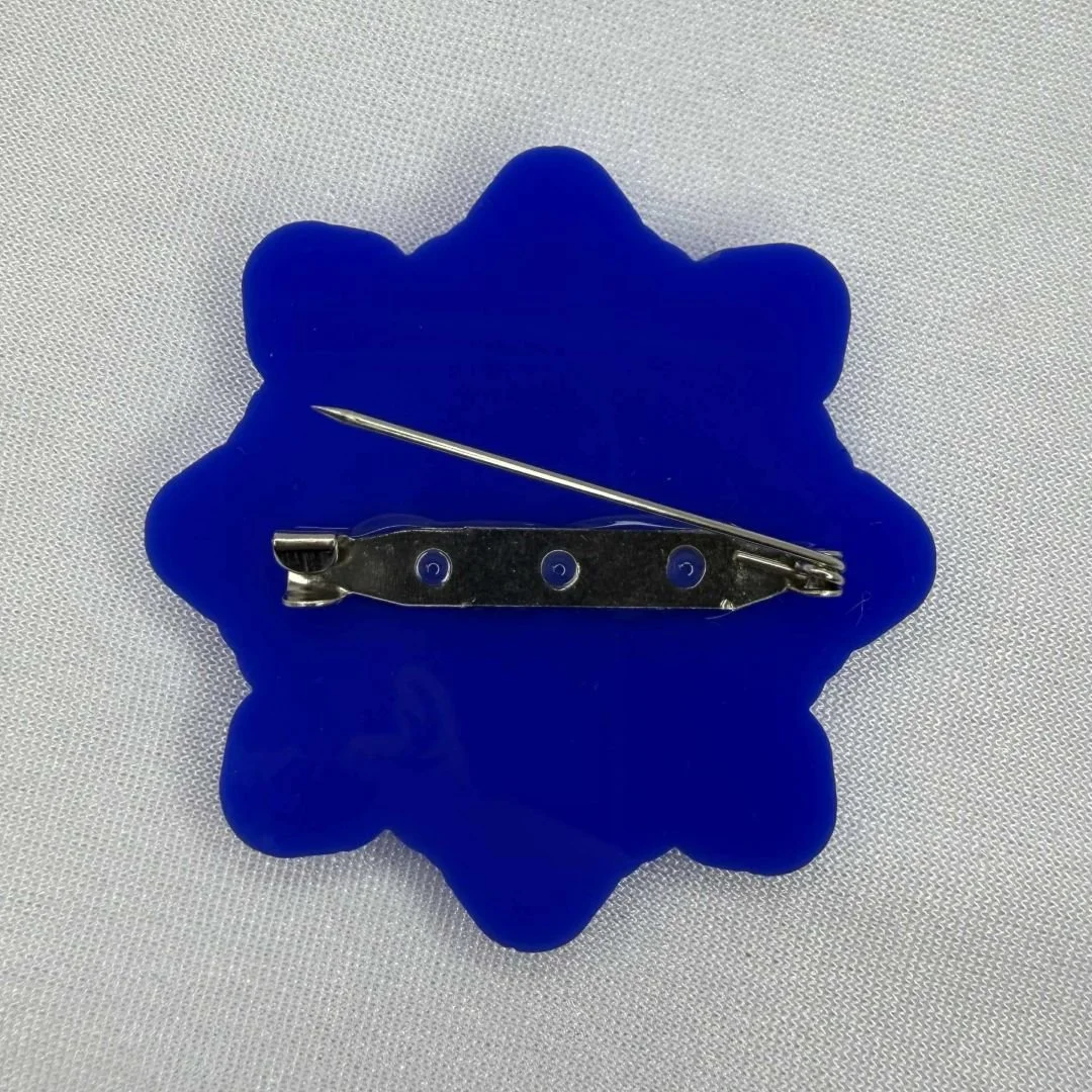 Xmas 25 Snowflake Blue Brooch 4.jpg