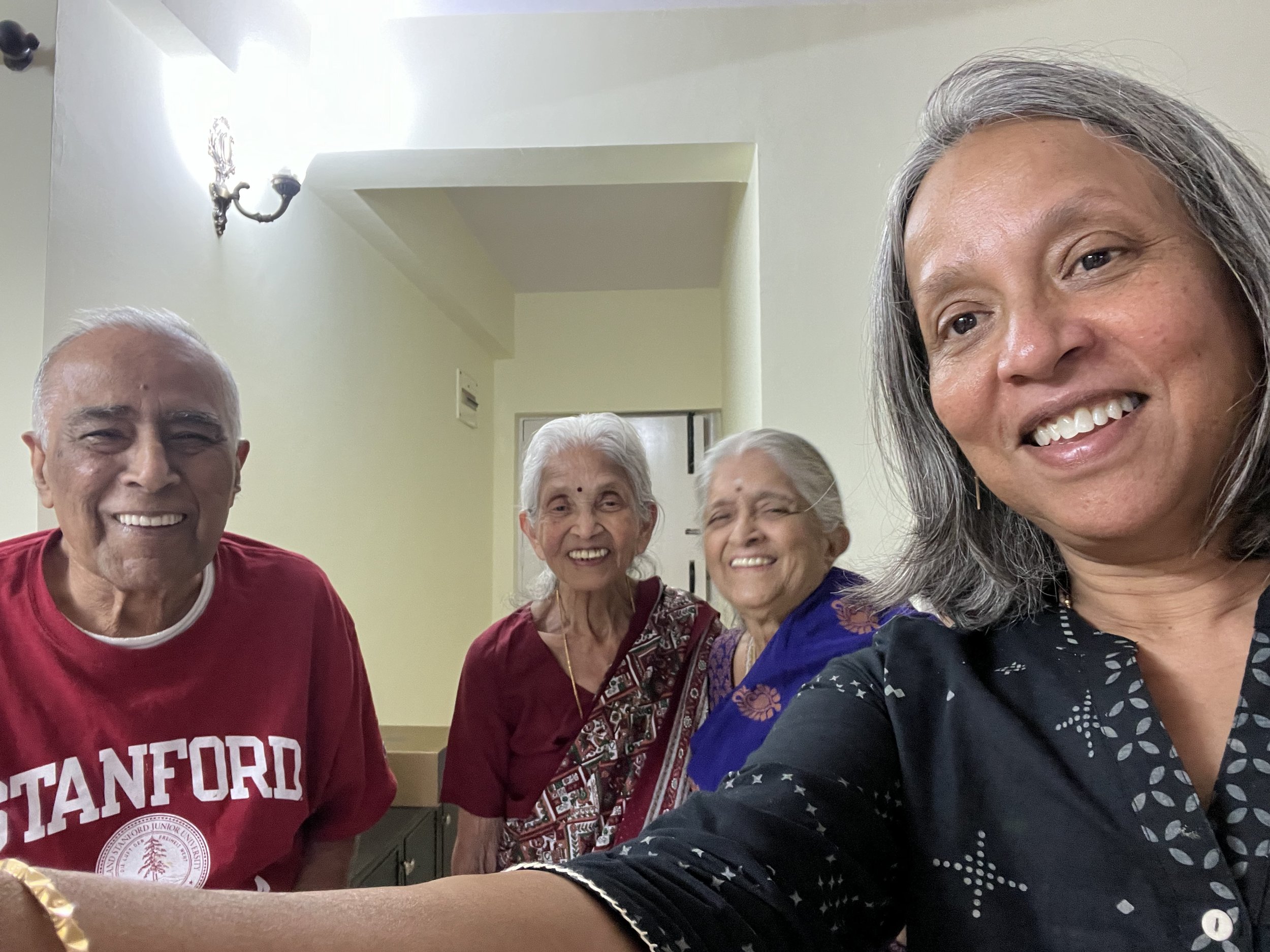 With Kannamma in Koramangala, Bengaluru, India