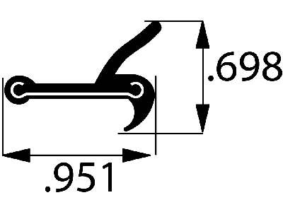 9060-A - Beltline Molding