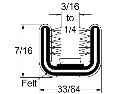 8L - Rigid Pile Lining (Rubber-Covered)