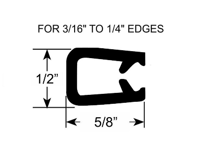 3/16" to 1/4" Edge Trim