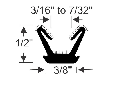 3/8" Unbeaded U-Channel