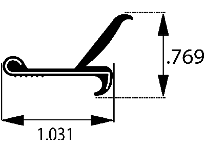 9106 - Beltline Molding
