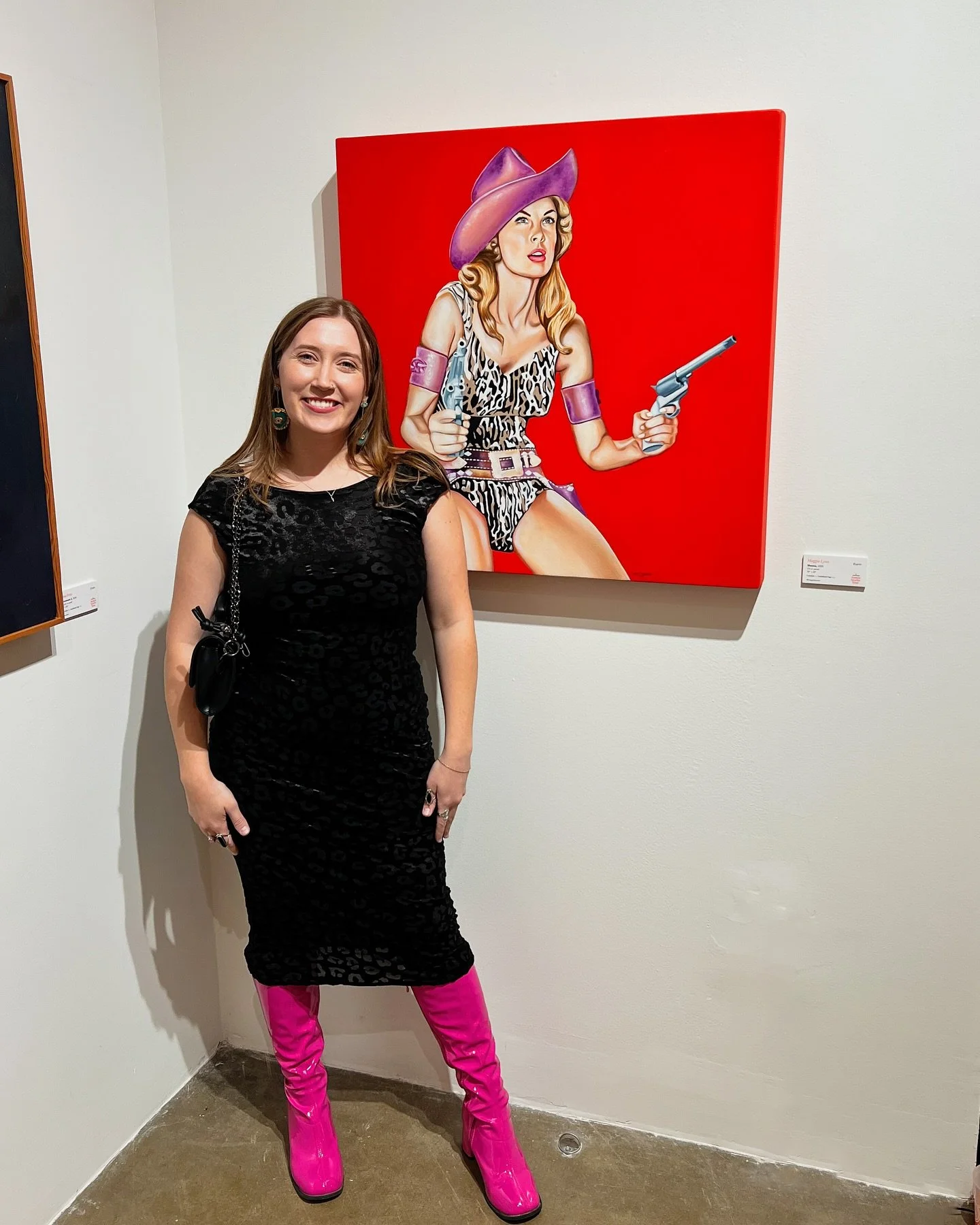 Thank you @almostrealthings for including my painting &ldquo;Sheena&rdquo; in the @austinstudiotour preview show. I&rsquo;m so proud of @natalieearhart &amp; @zzulch for taking on the tour this year and can&rsquo;t wait to see how they continue to sh