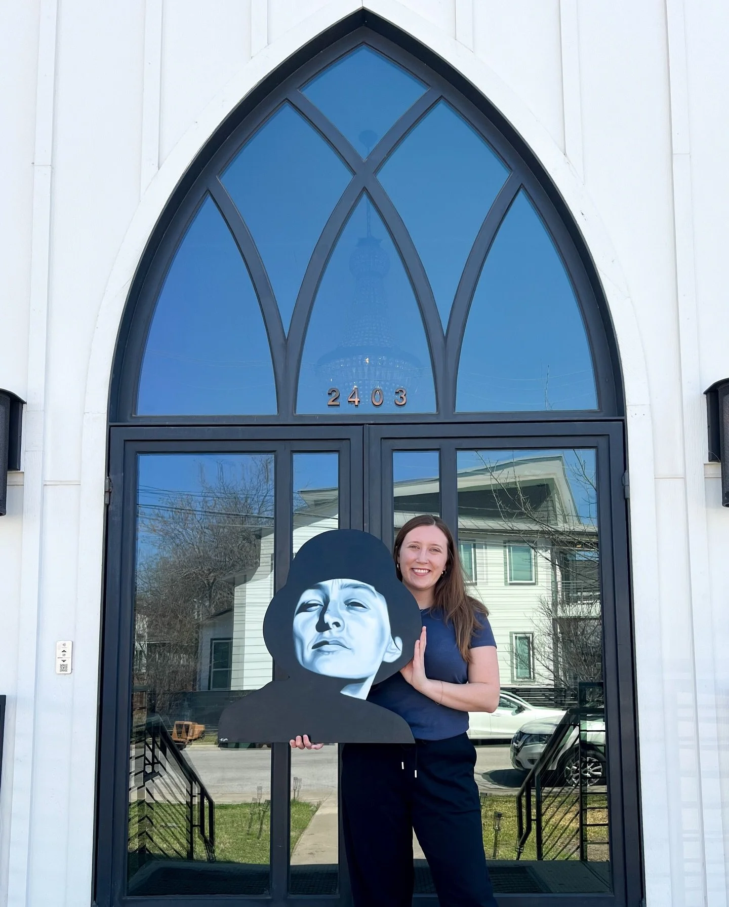 My newest painting &ldquo;Georgia&rdquo; is now available online through @thecathedralatx for the Portraits of Power exhibition. Reception is Friday, March 27th! 

I decided to capture one of my all time favorite artists, Georgia O&rsquo;Keeffe, for 