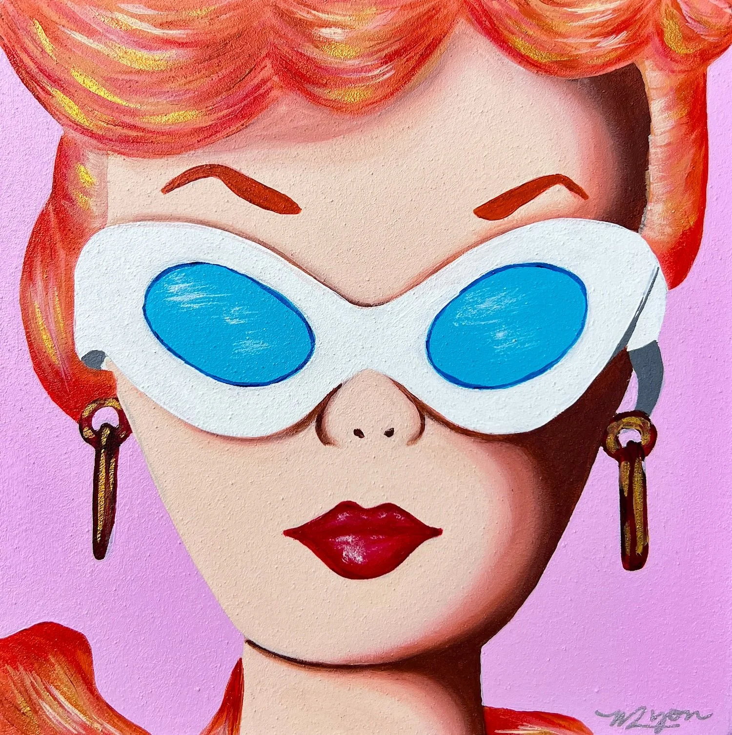 Mini Debut 29. 12x12" framed. Acrylic on Panel. $295.