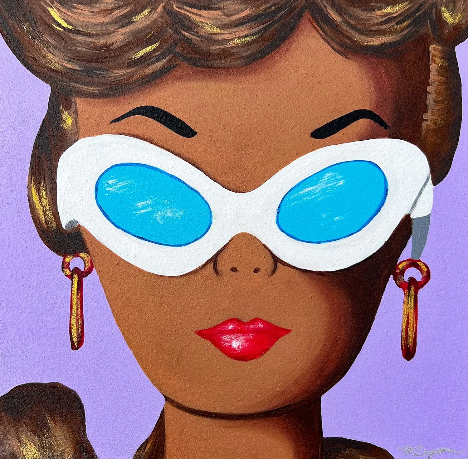 Mini Debut 31. 12x12" framed. Acrylic on Panel. $295.