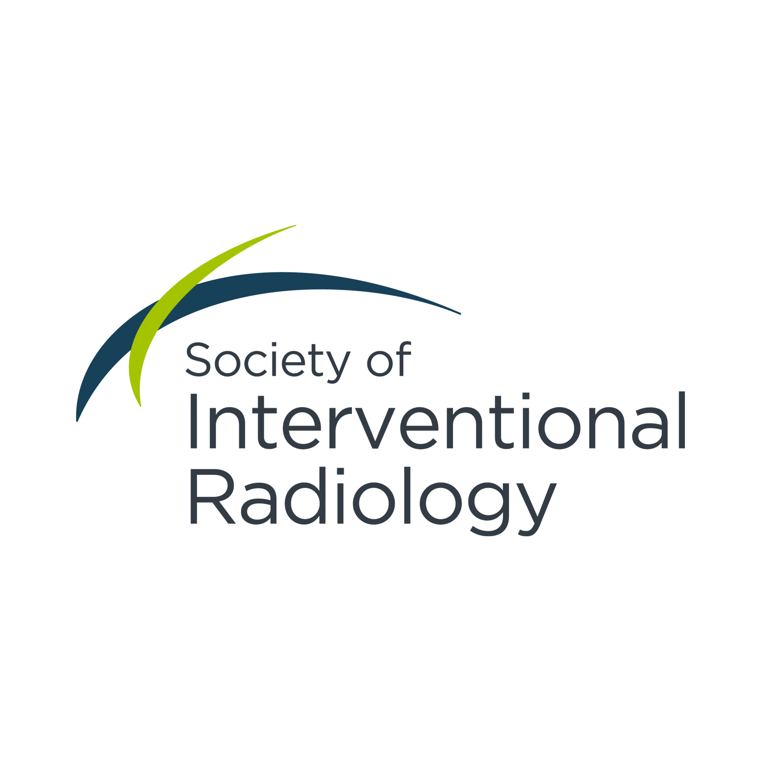 Logo of the Society of Interventional Radiology, featuring stylized multicolored arcs and text.