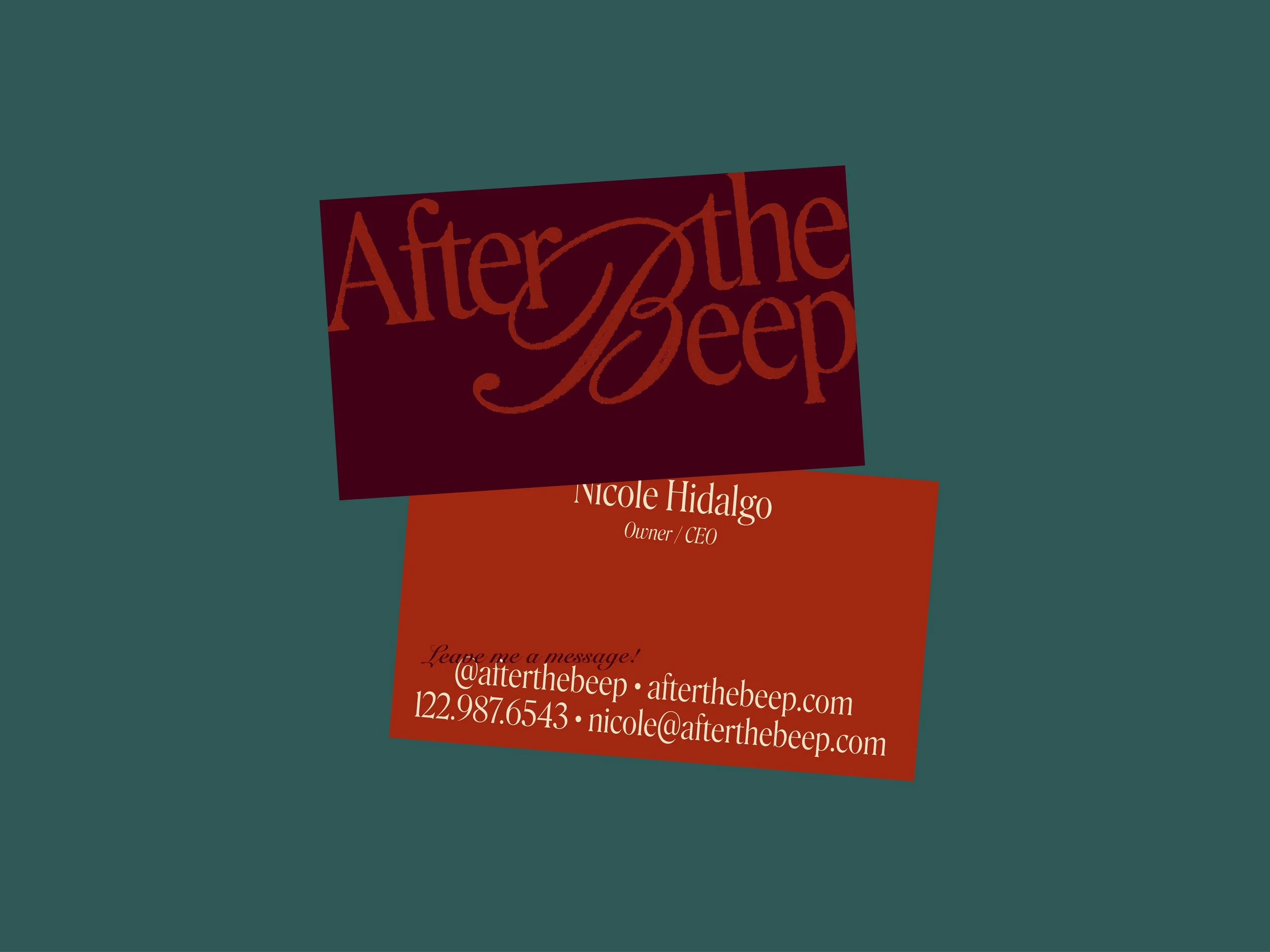 after the beep audio guest book