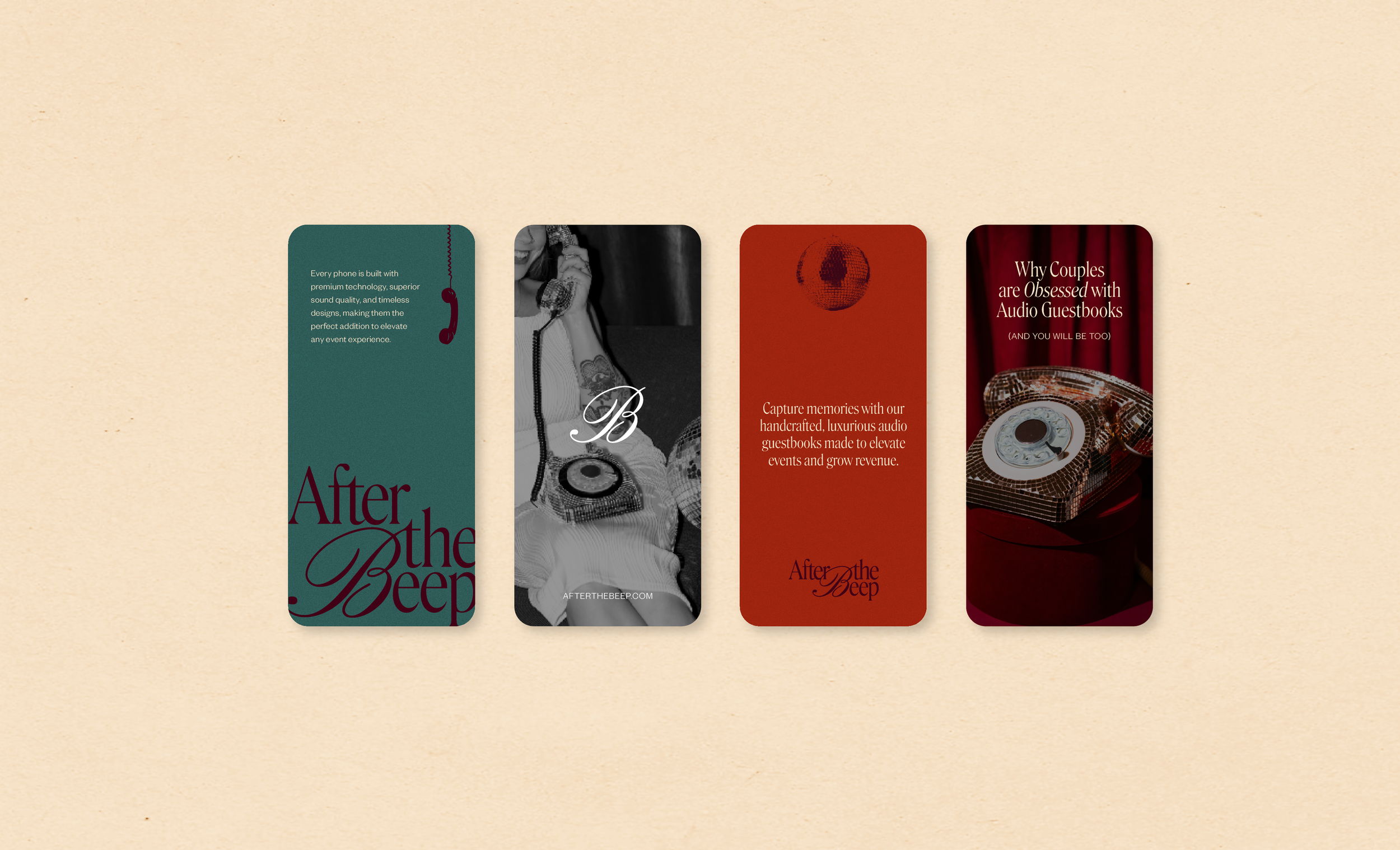 after the beep audio guest book branding