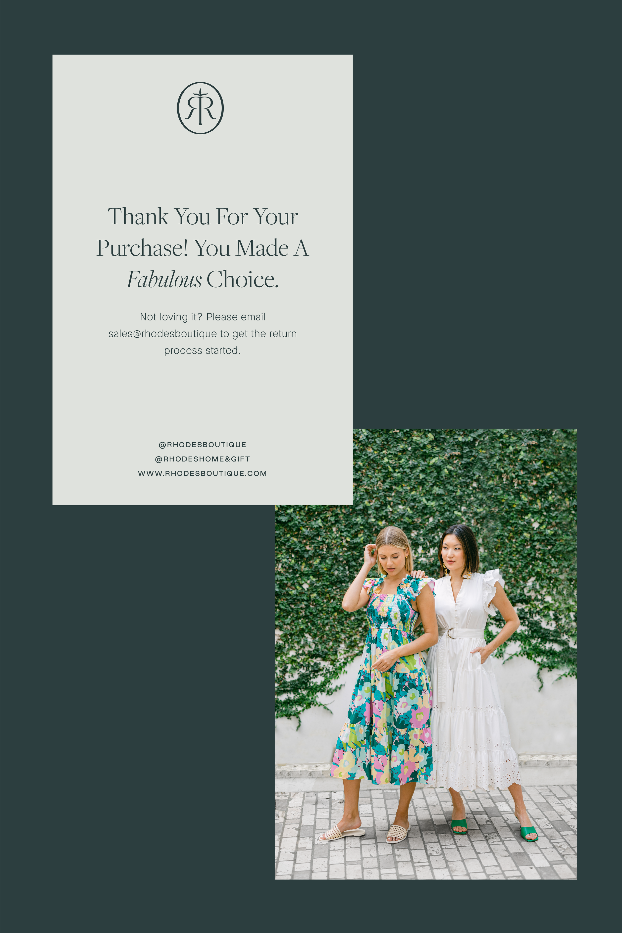 Rhodes Boutique Branding Charleston