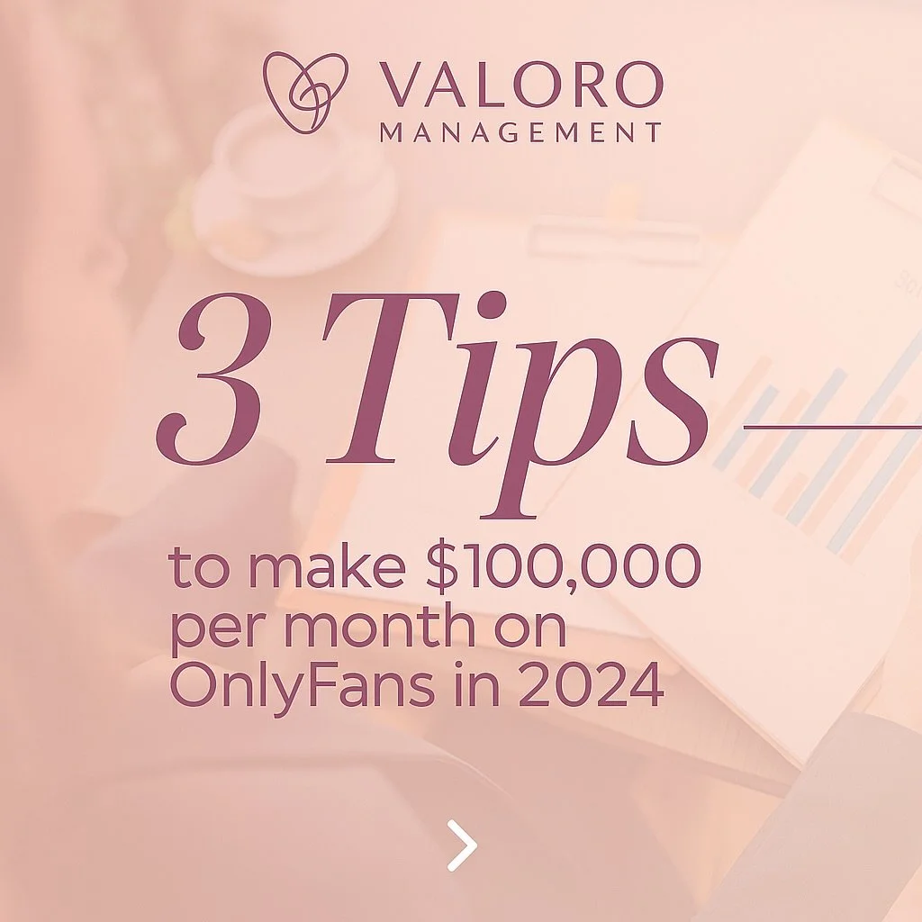 💡 Want to make serious money with OnlyFans &ndash; without burning out or guessing in the dark?

These are the 3 tips we teach every creator who wants to scale to $10k, $50k, even $100k/month.

🚀 Tip 1: Branding
Know your identity before you start 