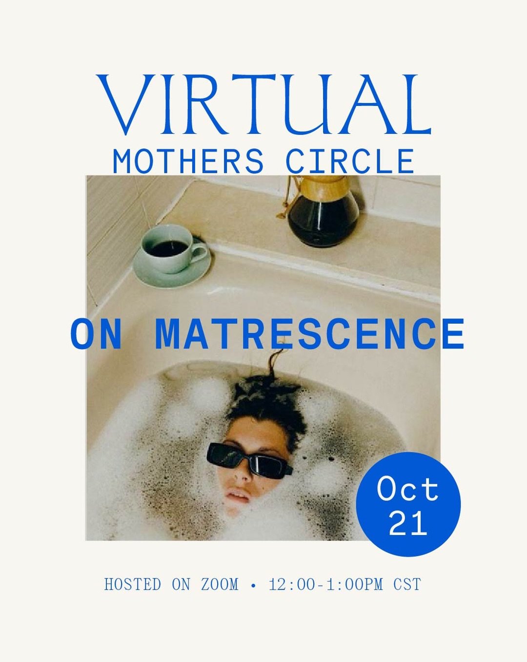 Join from ANYWHERE: your couch, your parked car, the bathroom stall you&rsquo;re hiding in.

💻&nbsp;Mothers Circles are going virtual &mdash; and the first one is all about the word at the center of everything I do: matrescence.

🫠&nbsp;Think about