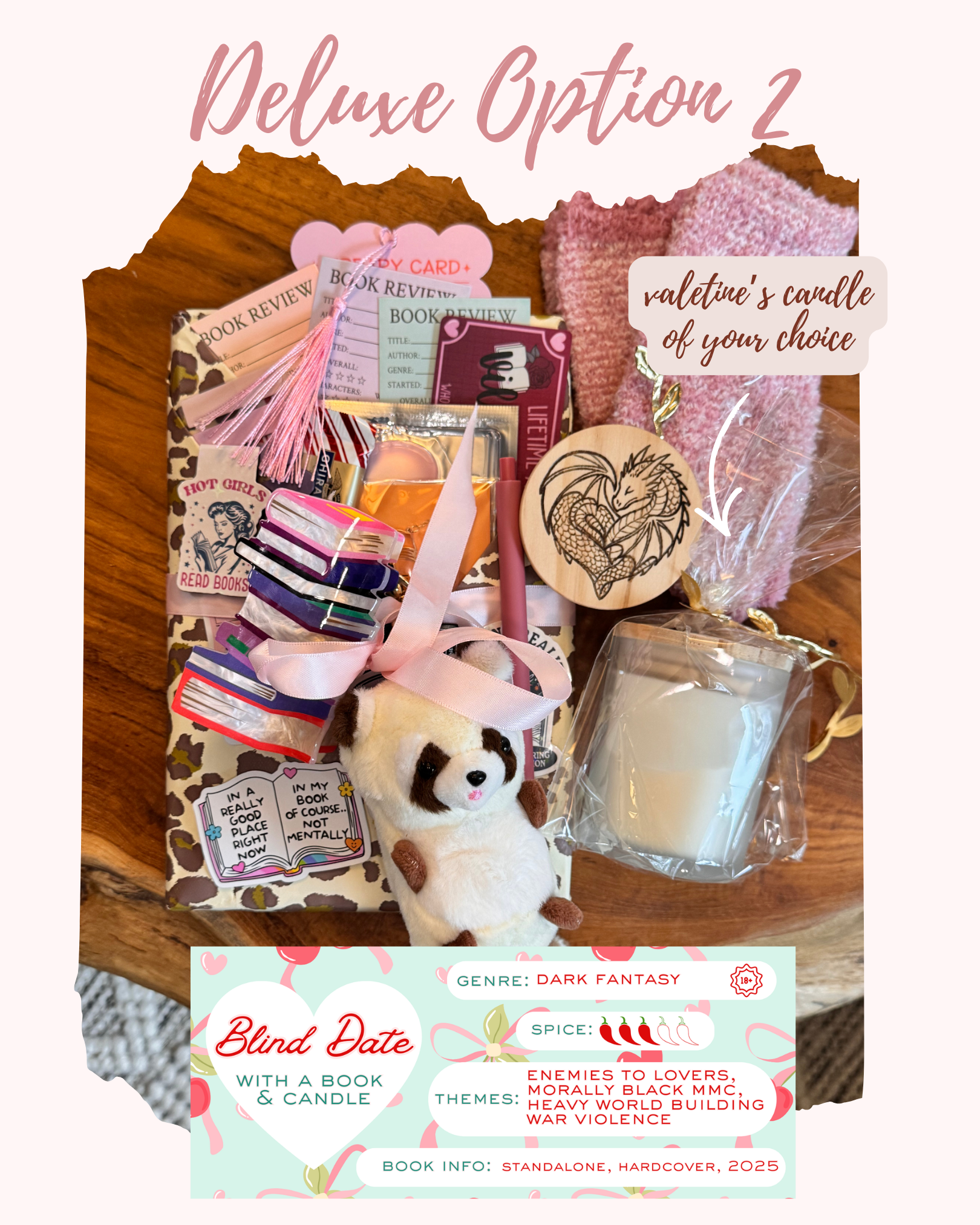 Valentine's Day Blind Date Book & Candle Pairing