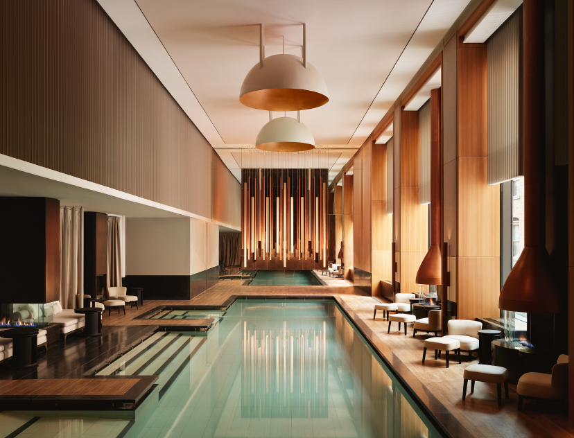 High-end hotel spa treatment room designed for transformational guest experiences and optimized wellness hospitality revenue