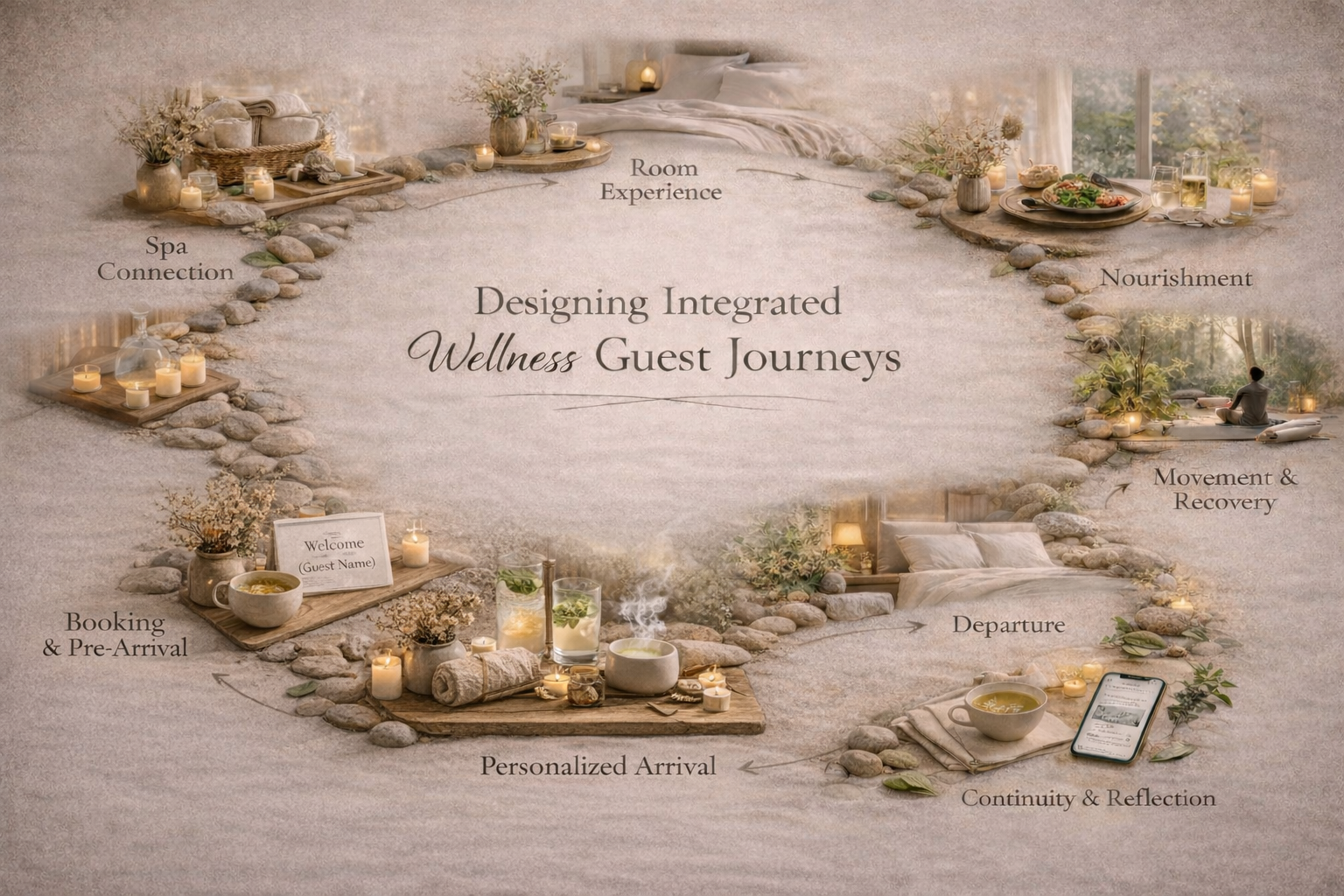 designing integrated wellness guest journeys, wellness hotel guest journey