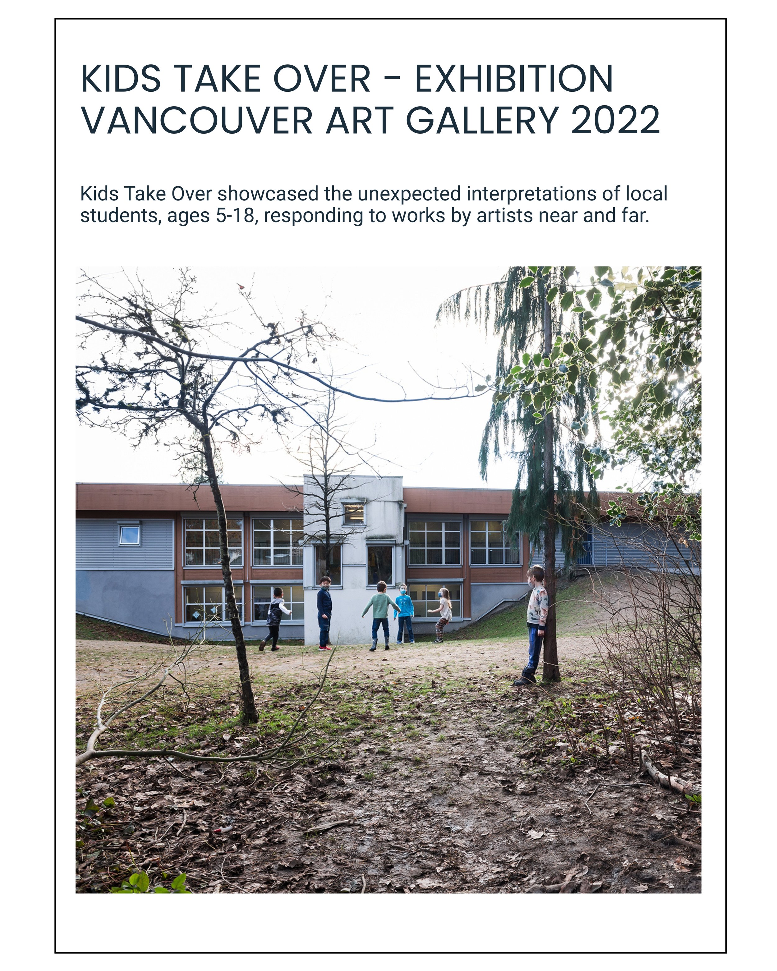 VANCOUVER ART GALLERY - KIDS TAKE OVER