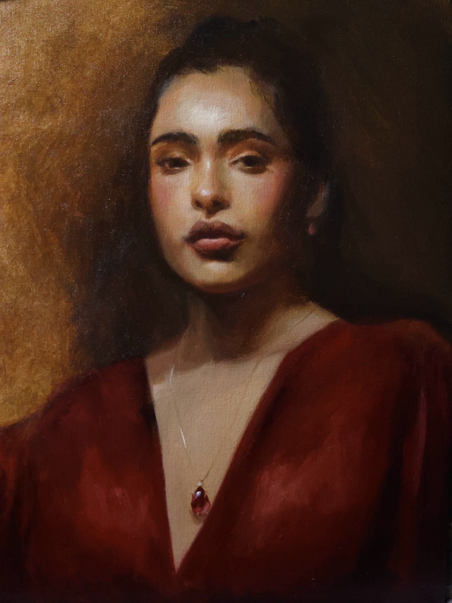 Underpainting vs final piece 💫

Commissions are currently open, so if you would like a portrait like this please just contact me through my website :)
.
.
.
#portraitpainting #portraiture #oilportrait