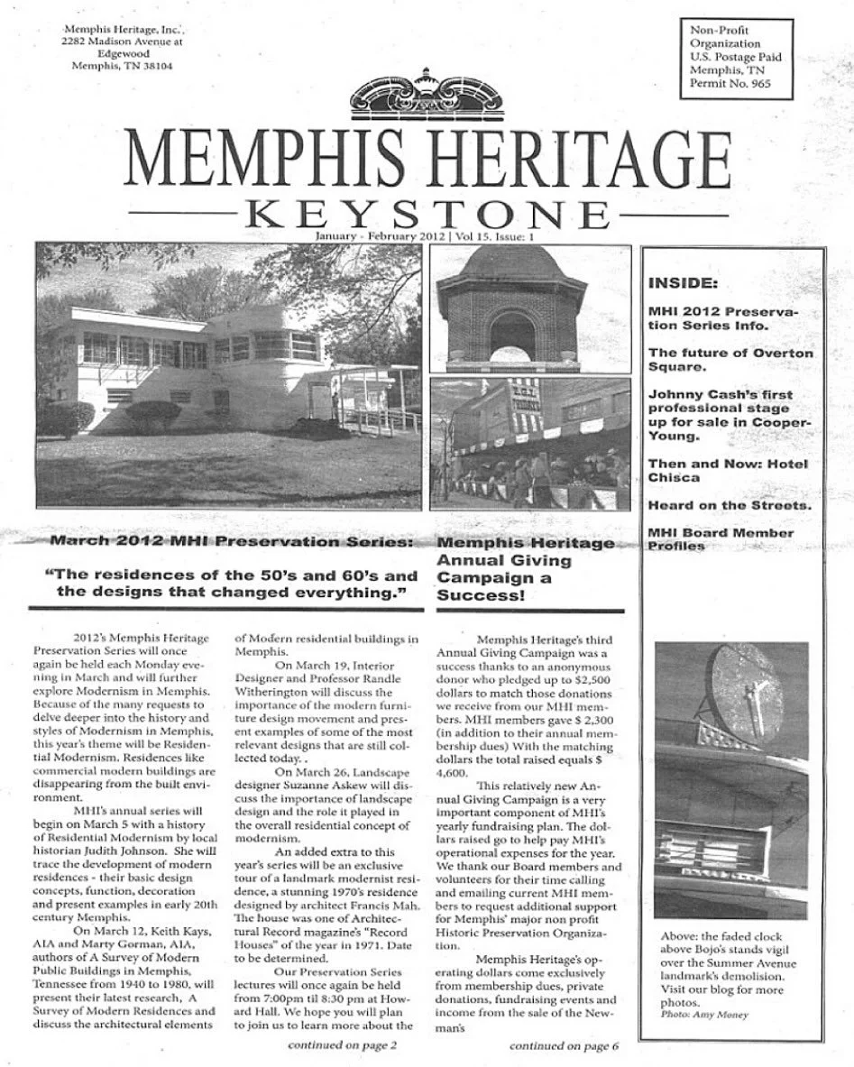 #TBT to the #FrayserBauhaus on the cover of @memphis_heritage Keystone magazine for their March 2012 Preservation Series!
Past issues of the Keystone can be found at www.memphisheritage.org/the-keystone

#SaveIconicArchitecture #BauhausArchitecture #
