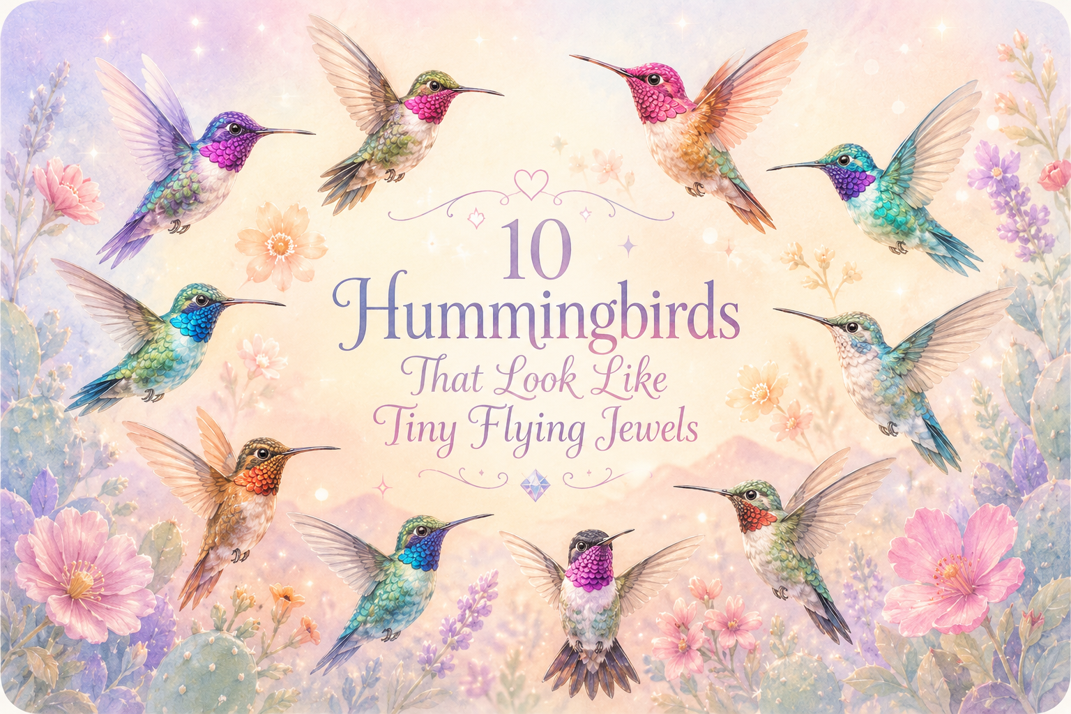 ✨ 10 Hummingbirds That Look Like Tiny Flying Jewels