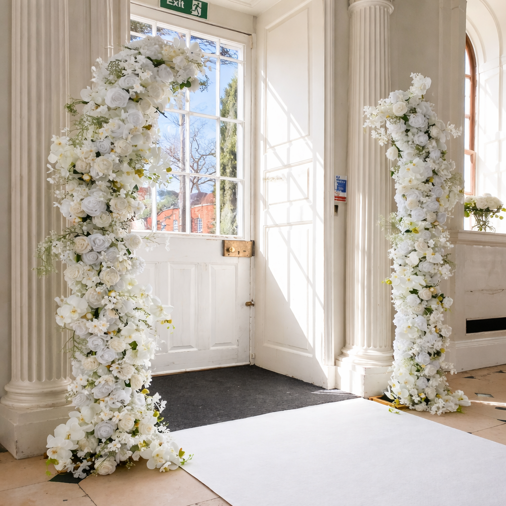 Tiffany arch for hire from Rosewood and Pearl