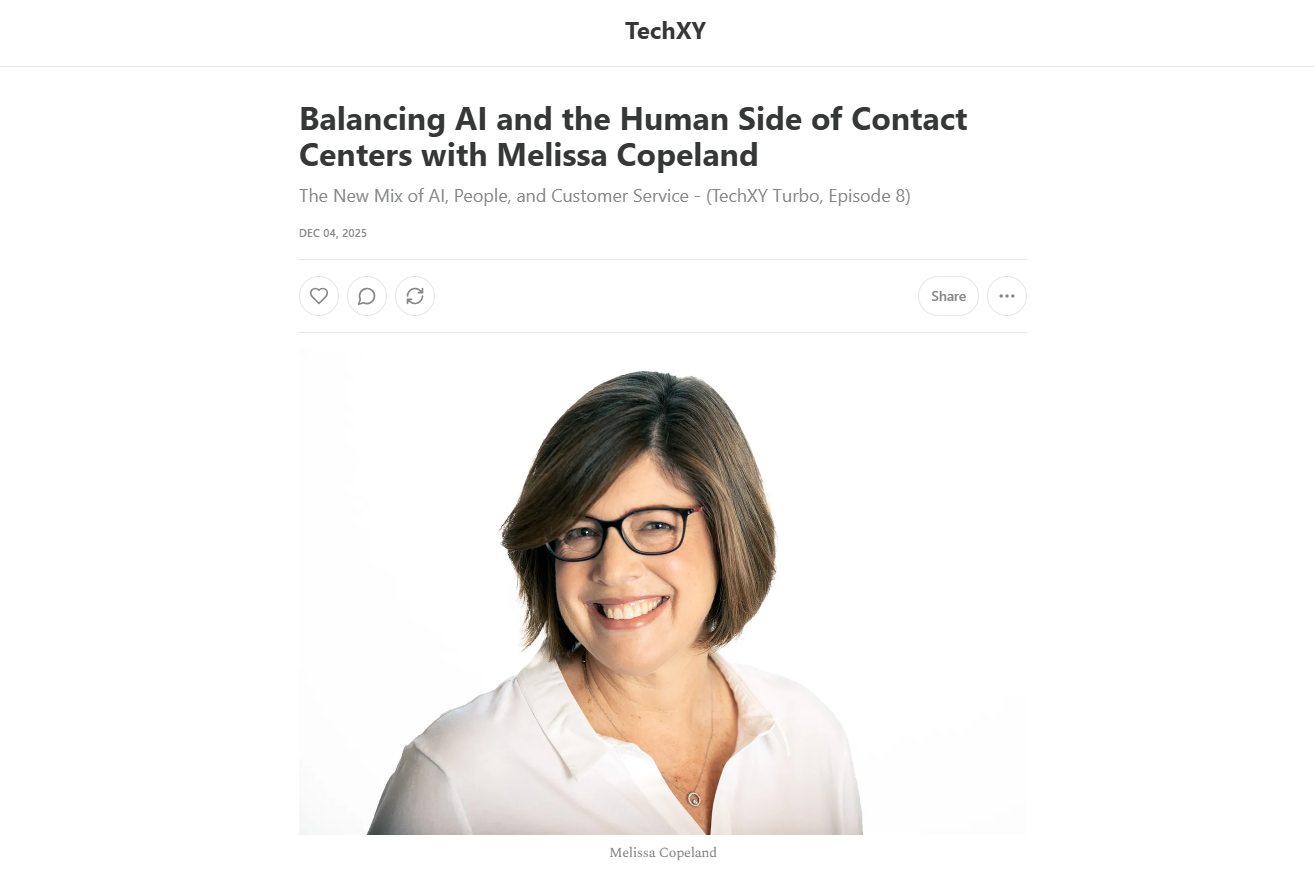 TechXY Turbo: Balancing AI and the Human Side of Contact Centers