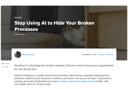 Reworked: Why AI Can’t Fix a Broken Foundation
