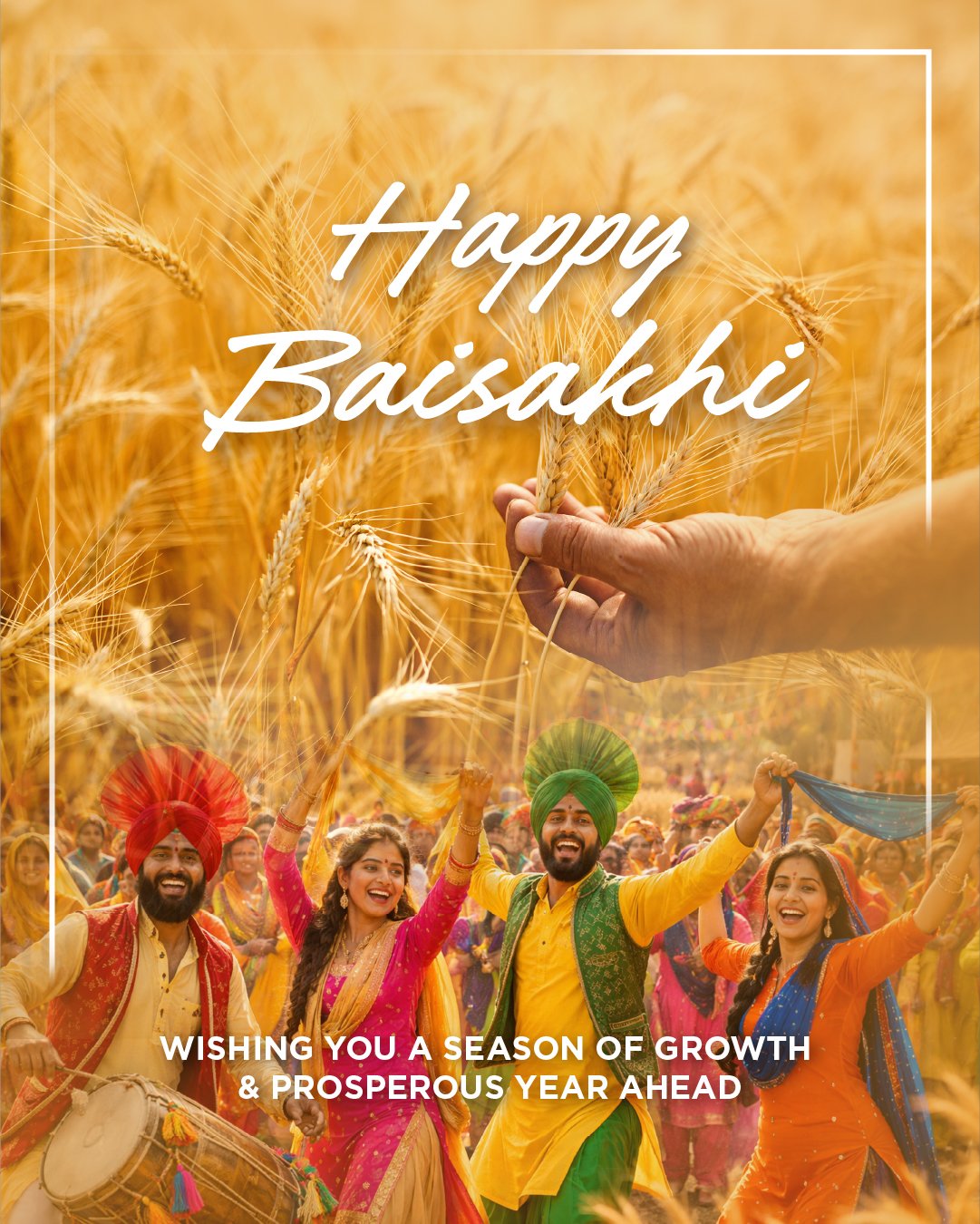 Wishing you a joyful Baisakhi filled with happiness, prosperity, and new opportunities. May this harvest festival bring abundance to your home and success in all that you do.

May the spirit of Baisakhi inspire new beginnings, renewed hope, and conti