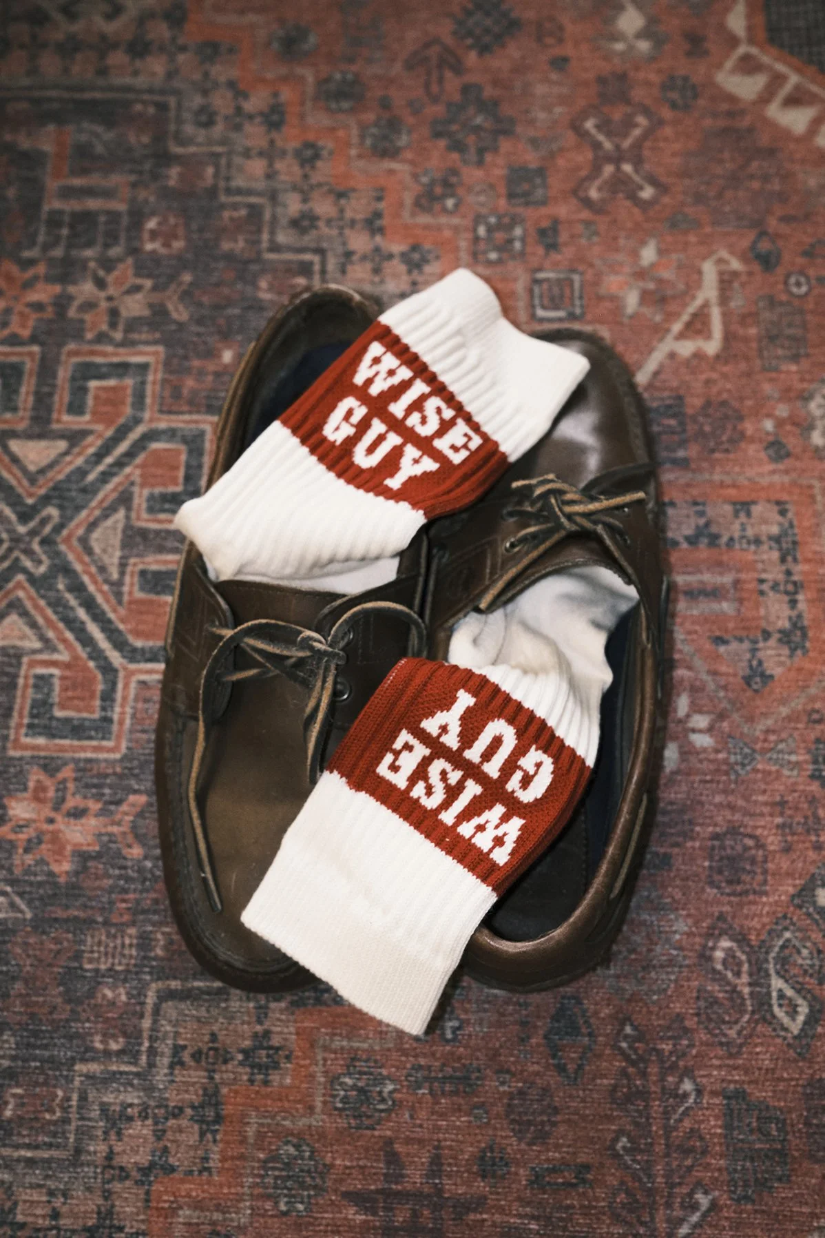Wise Guy Socks - Red