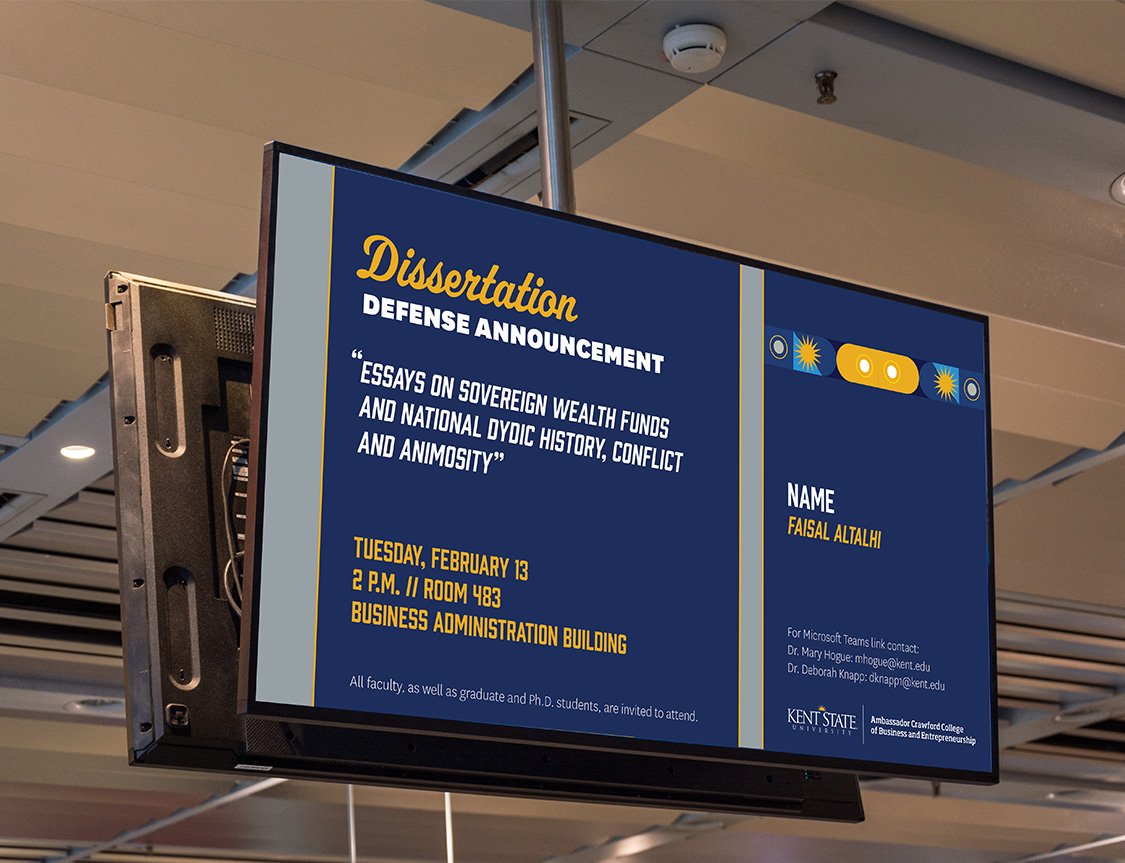 Kent State University - Building Signage