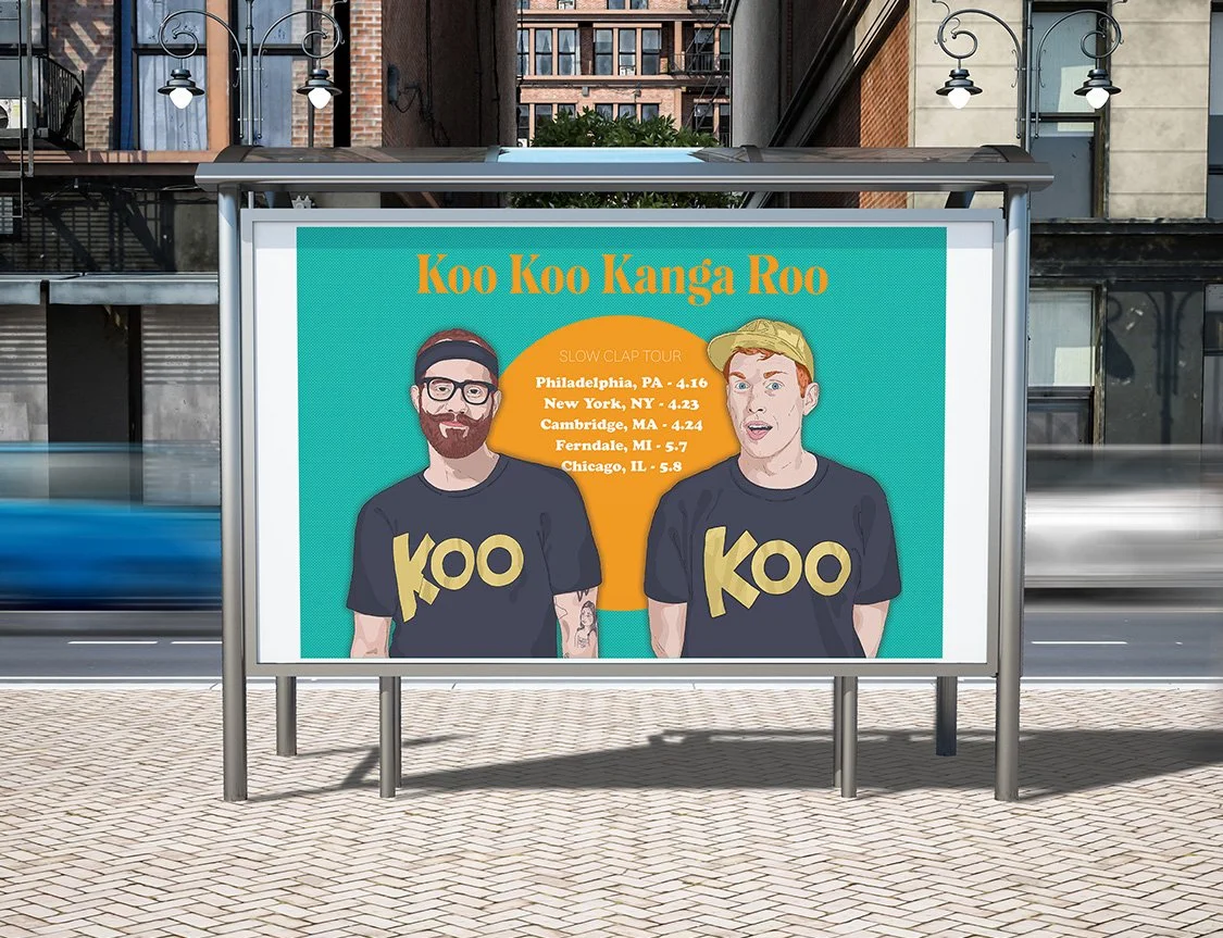 Koo Koo Kanga Roo Tour Art & Illustrated Trading Cards