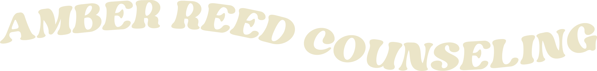 Text logo that reads 'Amber Reed Counseling' with a curving design.