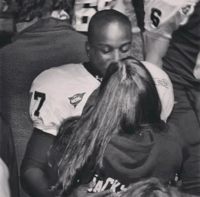 Happy anniversary to the football player I used to crush on back in high school. 13 years later and I can&rsquo;t wait to marry you in just a few months 😘