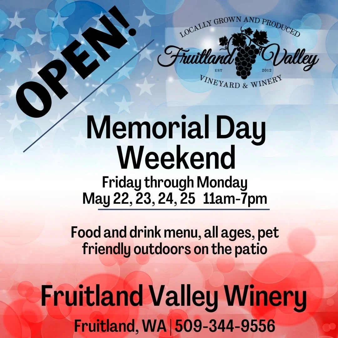 Open All 4 Days on Memorial Day Weekend