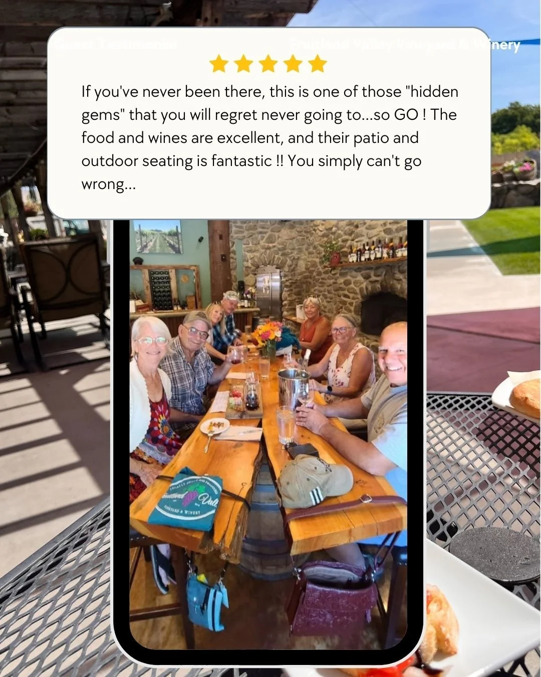 Did you enjoy your visit to our winery? We'd be so grateful if you could spare 2 minutes to leave us a Google review!
As we head into our slower season, reviews make a HUGE difference for our small business. They help new guests discover us and suppo