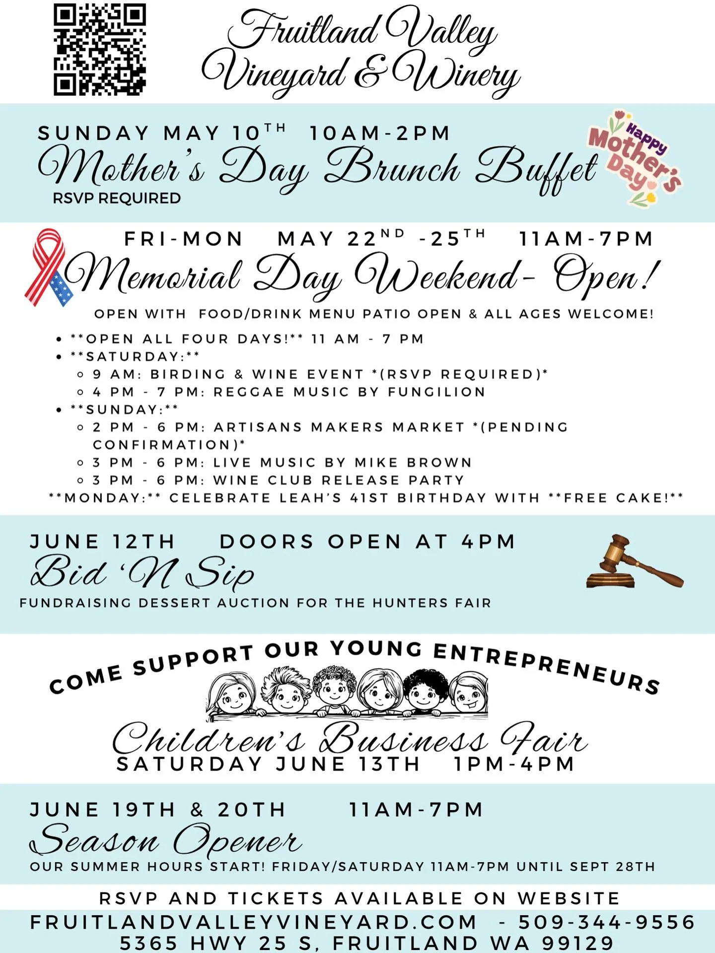 Gearing up for some fun fun fun! Top of the to-do list should be RSVPing to our Mother&rsquo;s Day Brunch Buffet!