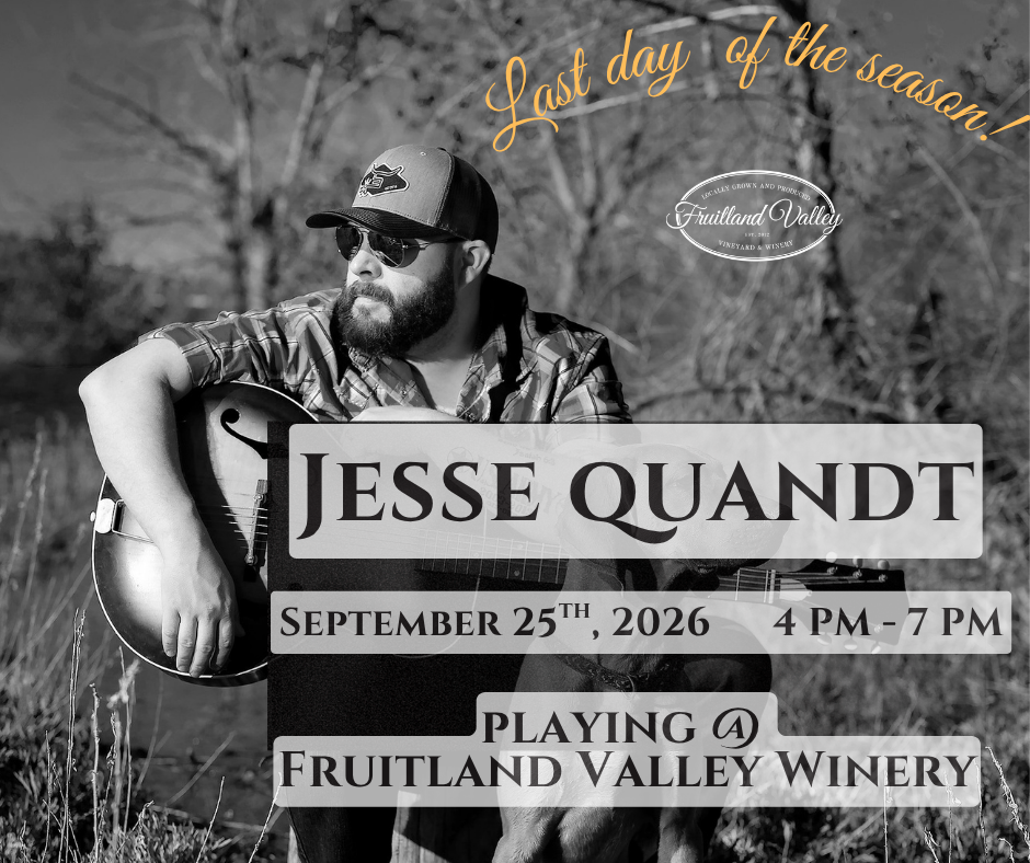 LAST DAY of the Season - Live Music with Jesse Quandt