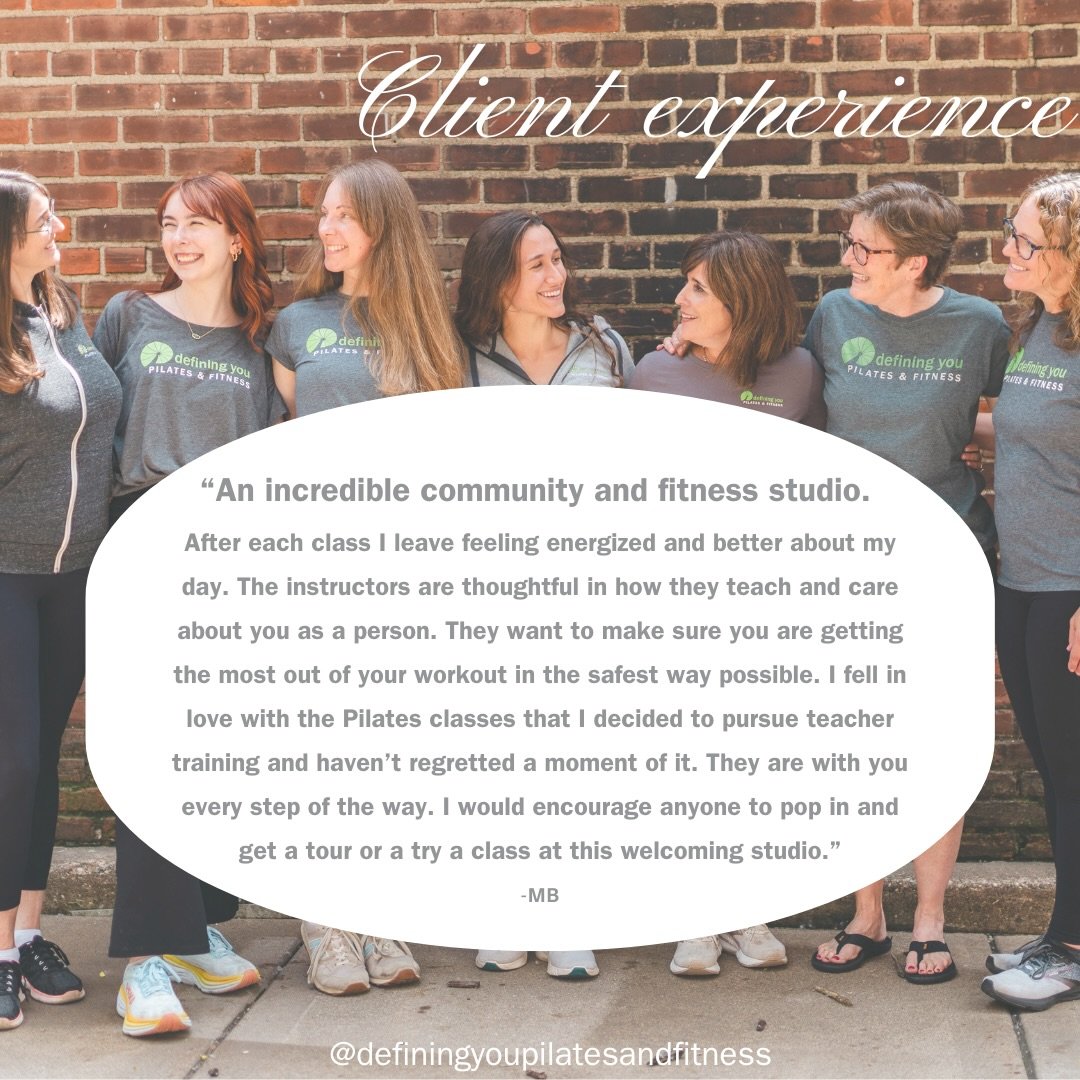 This is your sign to join our uplifting, welcoming, and empowering community!

At Defining You, we offer a variety of classes to choose from, expert instructors, and a community based environment for individuals of all levels 🤍

If you&rsquo;re read