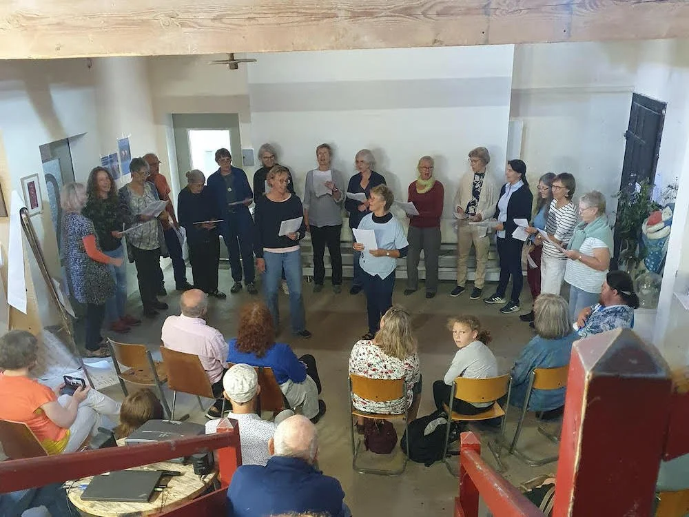 Singing at Bildwerk, Frauenau