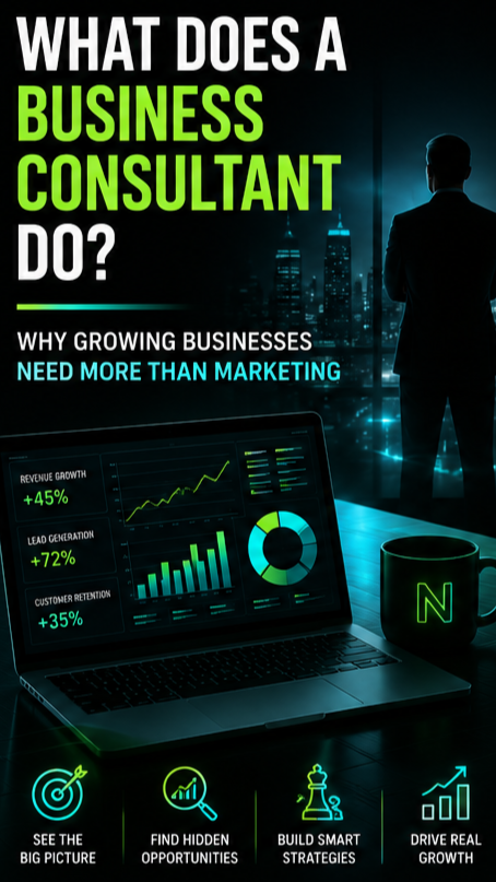 What Does a Business Consultant Do? Why Growing Businesses Need More Than Marketing