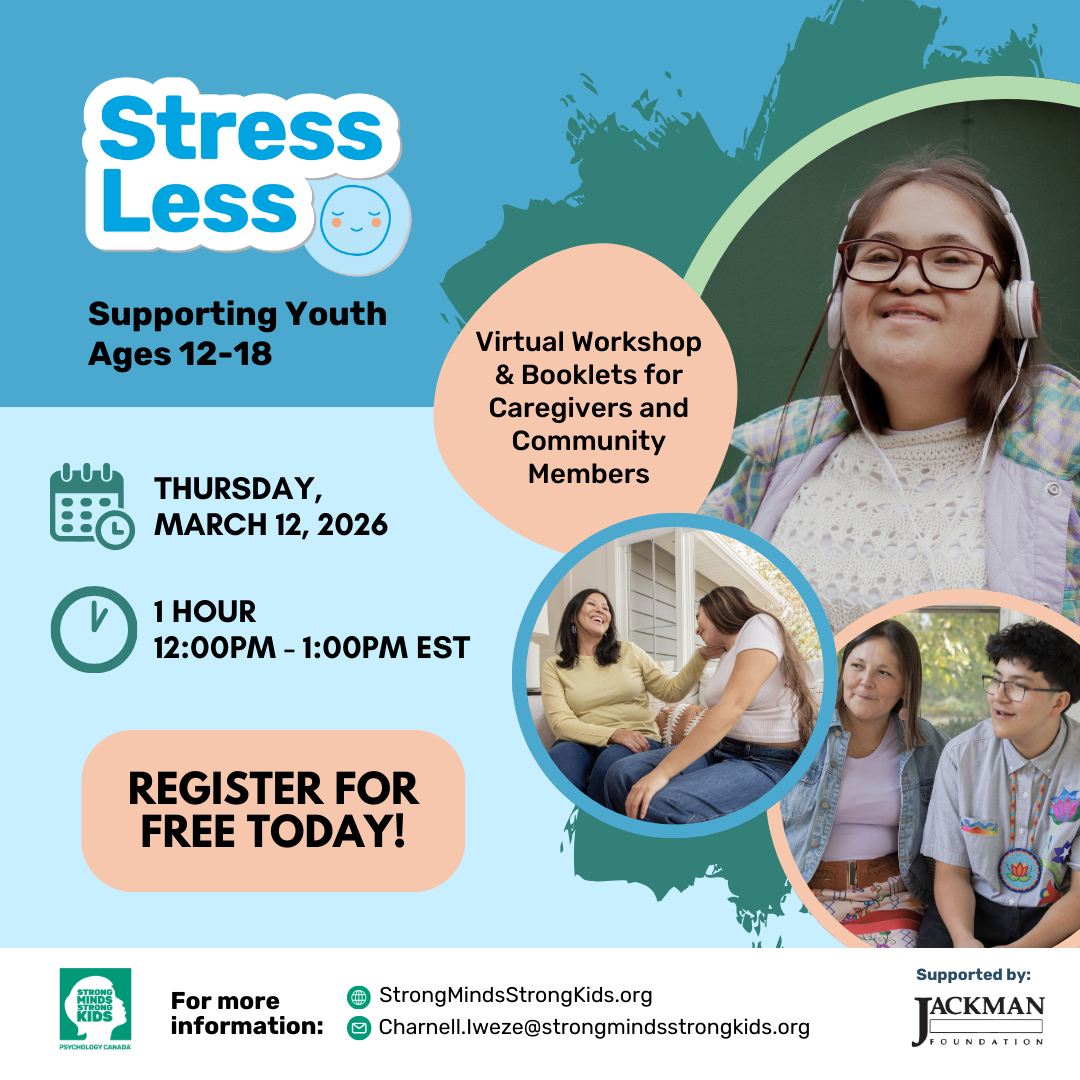 StressLess Workshop: Parent and Caregivers Supporting Ages 12-18